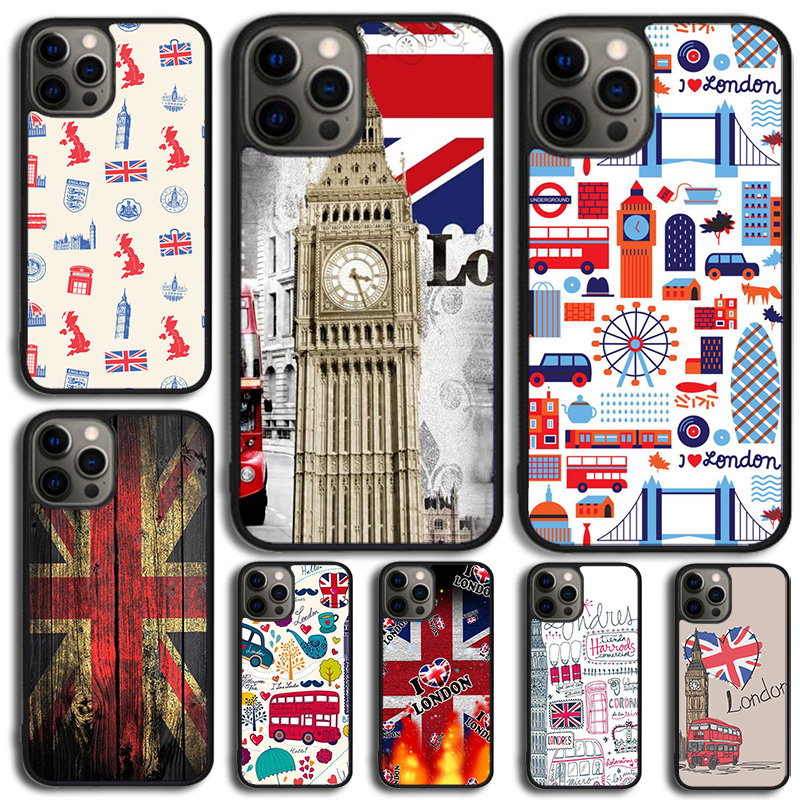 Phone Cases London - Londra Otobüsü İngiltere Big Ben Telefon