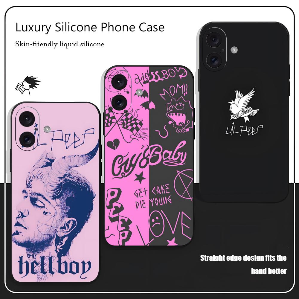Phone Cases For Iphone 16 - Lil Peep Ünlü Yıldız Popüler Telefon
