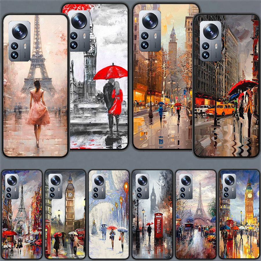 Phone Cases London - Sanatçı Londra Resmi Yağlı Boya Desenli