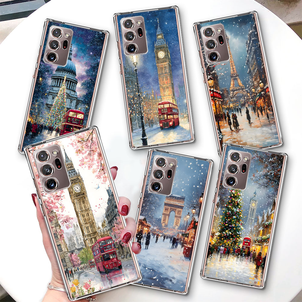 Phone Cases London - Londra'da Kış Noel'i Desenli Samsung Galaxy
