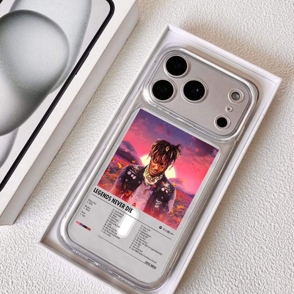 Phone Cases For Iphone 16 - J-Juice WRLD Şarkıcı Albümü Telefon Kılıfı