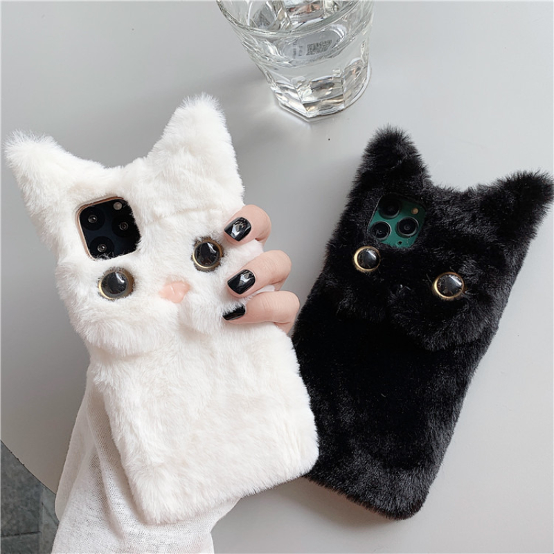 3D Sevimli Karikatür Kedi Tüyl - Phone Cases Iphone 13 incelemesi ve fiyatı