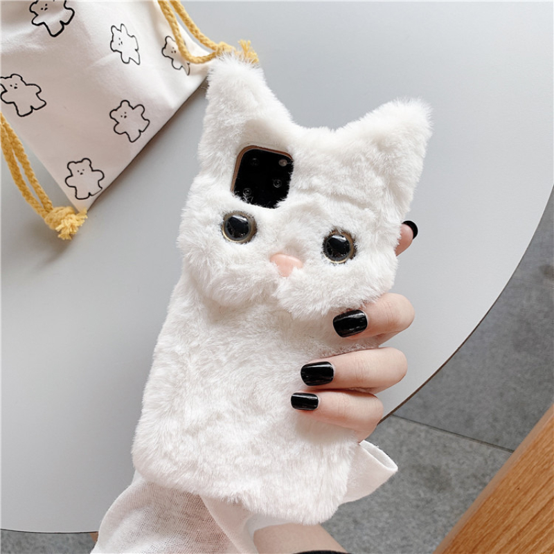 3D Sevimli Karikatür Kedi Tüyl - Phone Cases Iphone 13 incelemesi ve fiyatı