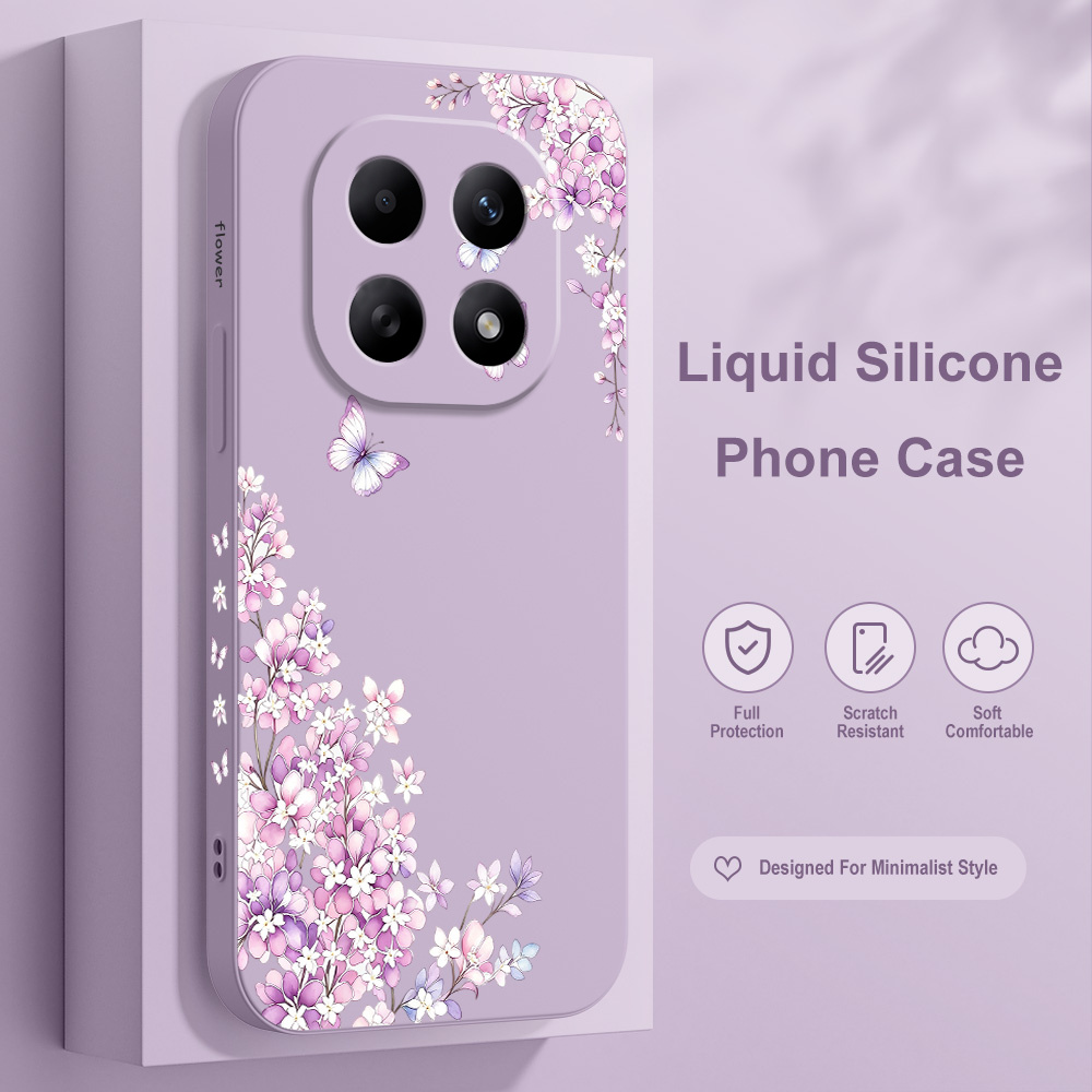 Mor Çiçekli Telefon Kılıfı Xia - Phone Cases Xiaomi 15 incelemesi ve fiyatı