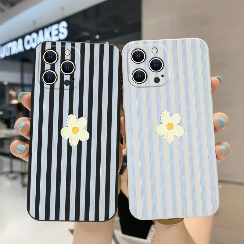 Çizgili Çiçek Desenli Kore Tar - Phone Cases Xr Iphone incelemesi ve fiyatı