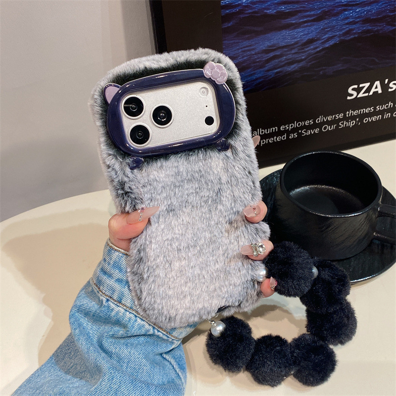 Lüks Düz Renkli Kürklü Peluş T - Phone Cases Iphone 13 incelemesi ve fiyatı
